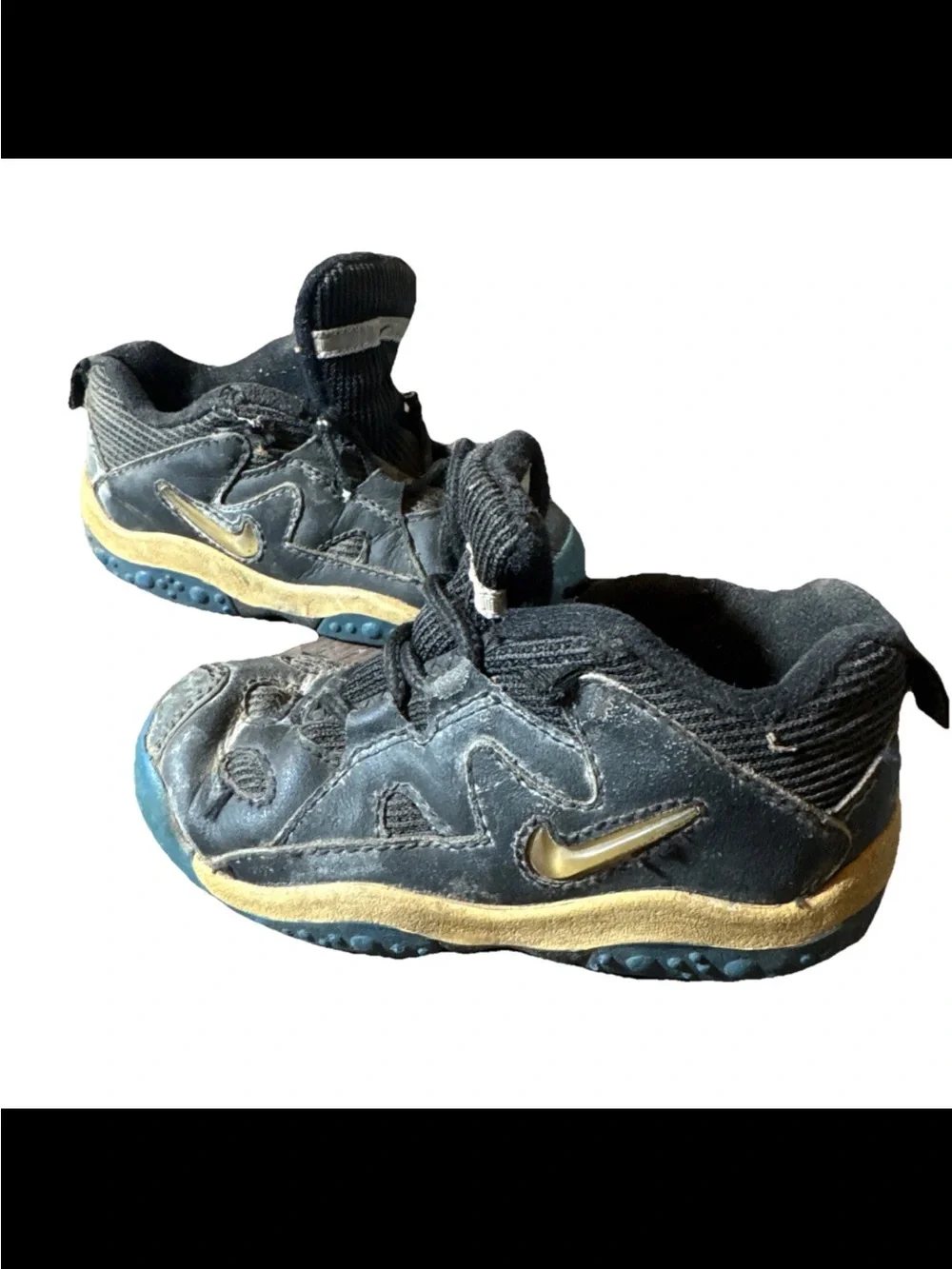 1996 Vintage Baby Nike Turf Raider nike swoosh shoes.